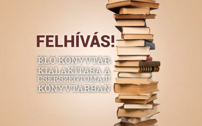 Felhívás élő könyvtár kialakítására
