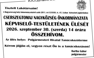 Képviselő-testületi ülés